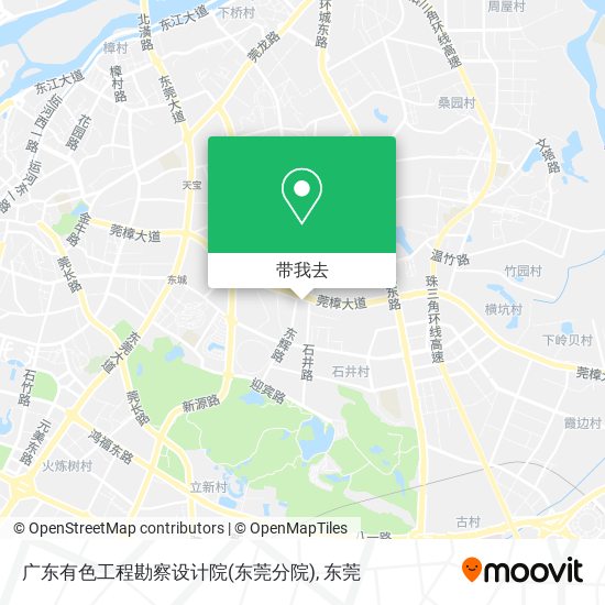 广东有色工程勘察设计院(东莞分院)地图