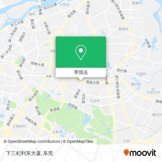 下三杞利东大厦地图