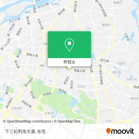下三杞利东大厦地图