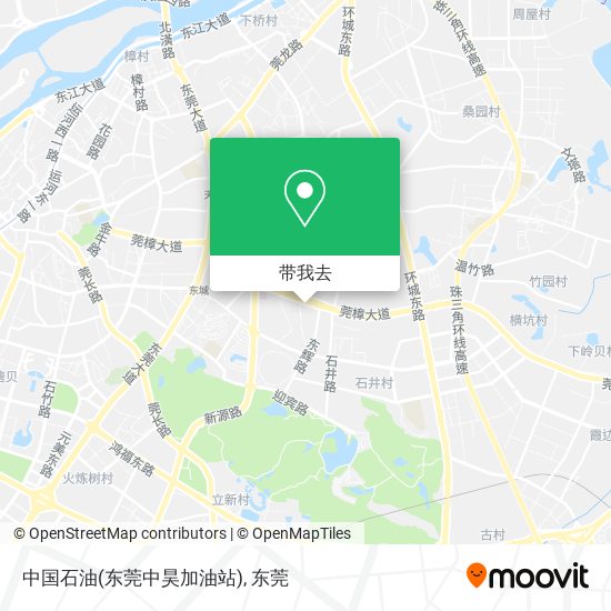 中国石油(东莞中昊加油站)地图