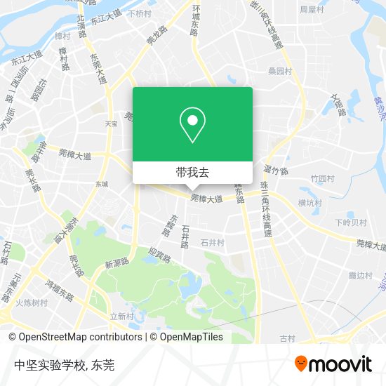 中坚实验学校地图