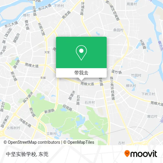 中坚实验学校地图
