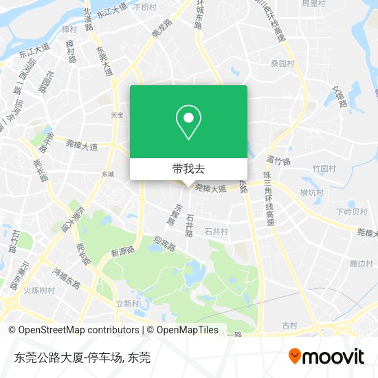 东莞公路大厦-停车场地图