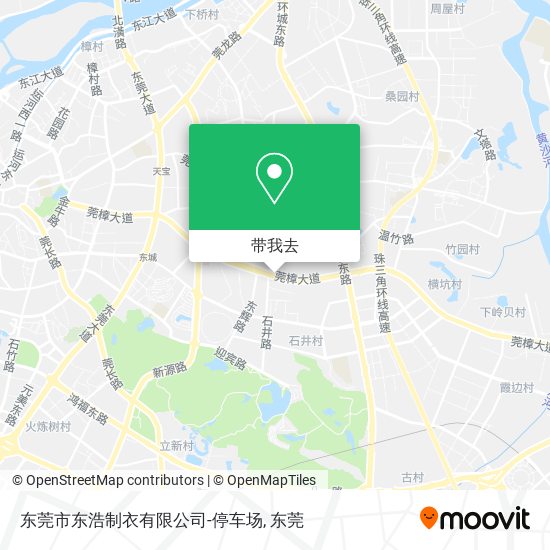 东莞市东浩制衣有限公司-停车场地图