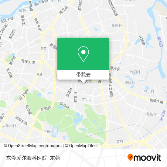 东莞爱尔眼科医院地图