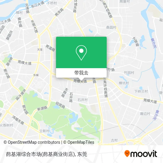 蓢基湖综合市场(蓢基商业街店)地图