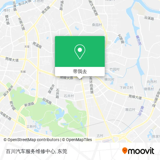 百川汽车服务维修中心地图