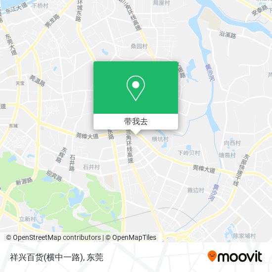 祥兴百货(横中一路)地图