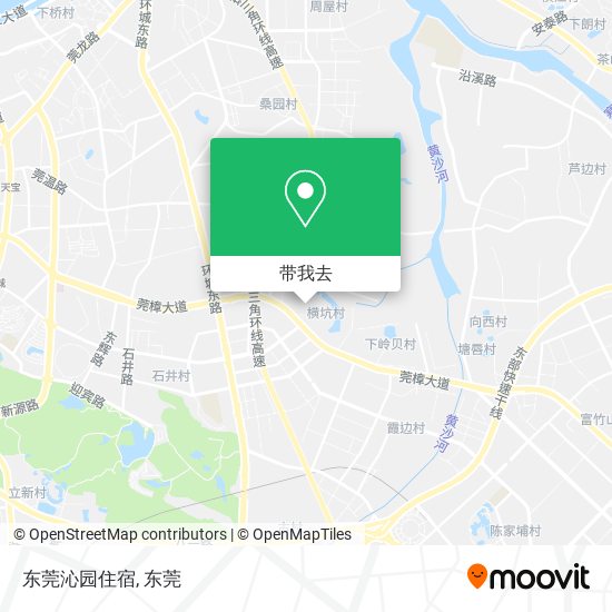 东莞沁园住宿地图