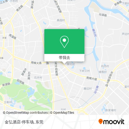 金弘酒店-停车场地图