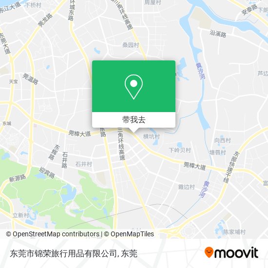 东莞市锦荣旅行用品有限公司地图