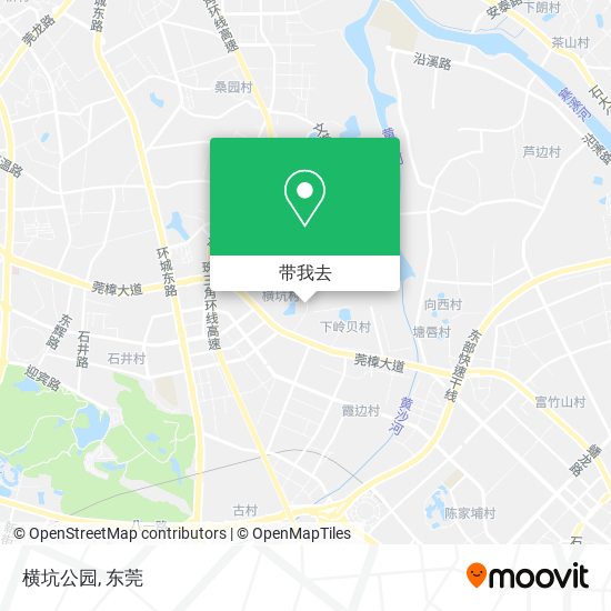 横坑公园地图