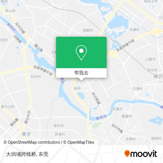 大圳埔跨线桥地图