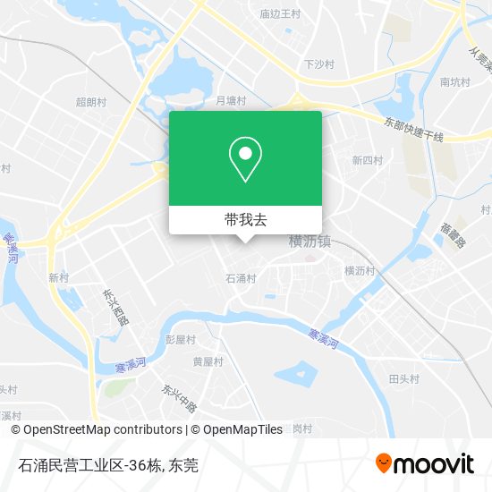 石涌民营工业区-36栋地图
