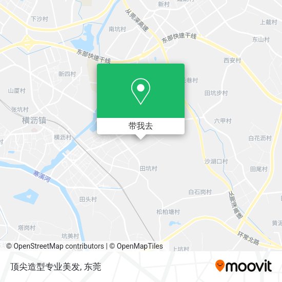 顶尖造型专业美发地图
