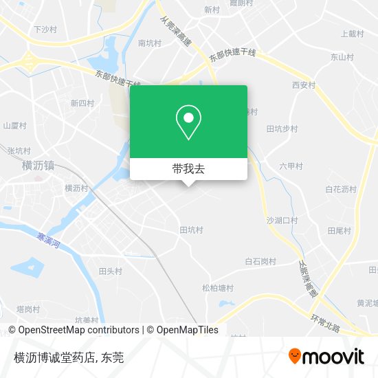横沥博诚堂药店地图
