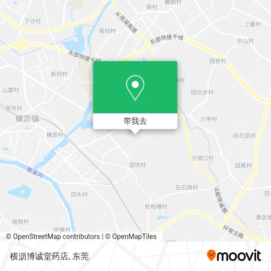 横沥博诚堂药店地图