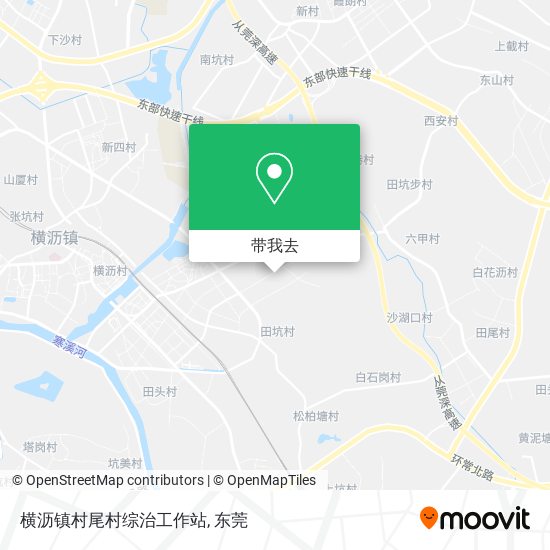 横沥镇村尾村综治工作站地图