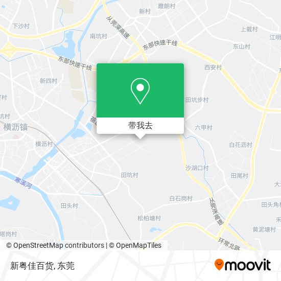 新粤佳百货地图