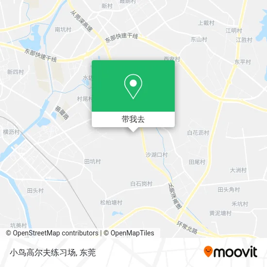 小鸟高尔夫练习场地图