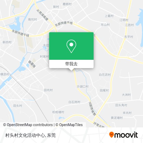 村头村文化活动中心地图