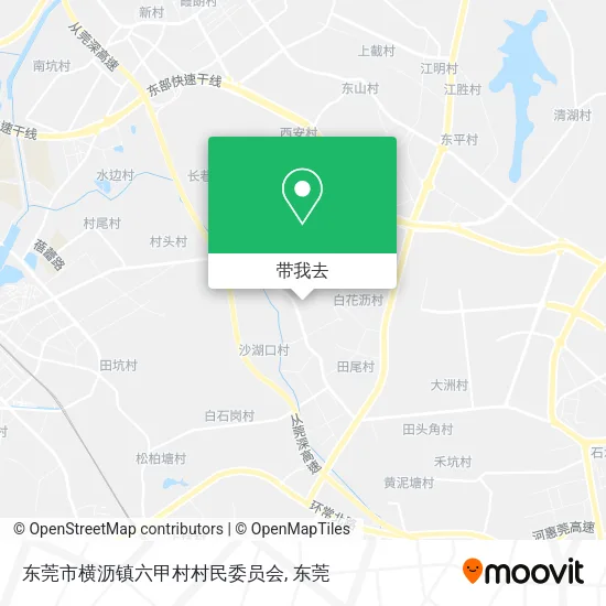 东莞市横沥镇六甲村村民委员会地图