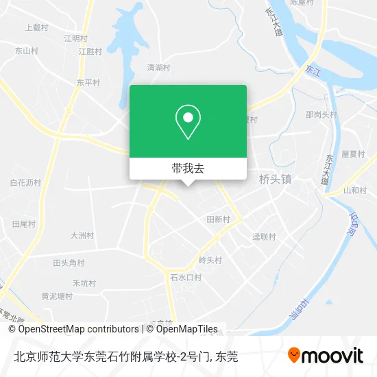 北京师范大学东莞石竹附属学校-2号门地图
