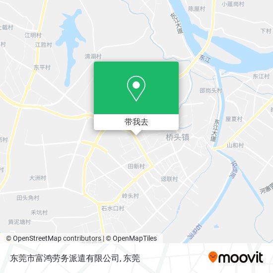 东莞市富鸿劳务派遣有限公司地图