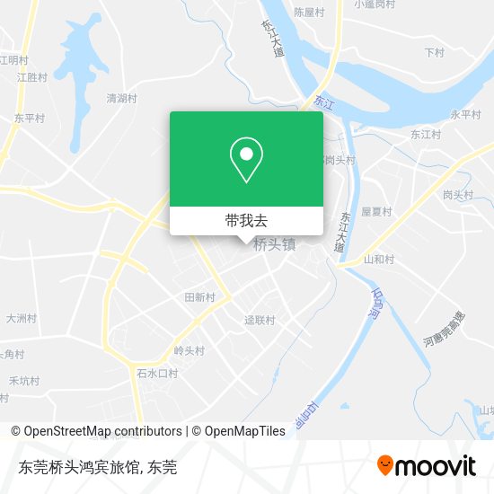 东莞桥头鸿宾旅馆地图