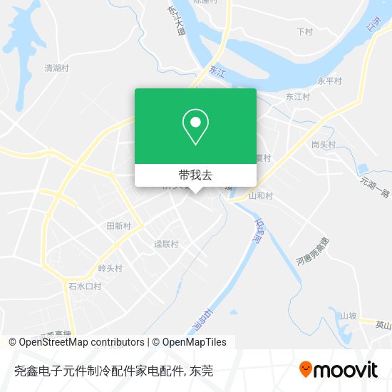 尧鑫电子元件制冷配件家电配件地图