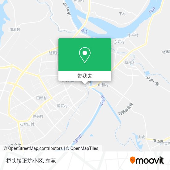 桥头镇正坑小区地图
