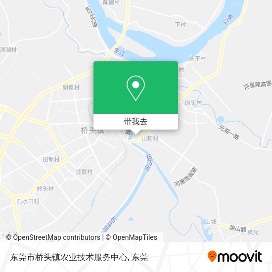 东莞市桥头镇农业技术服务中心地图