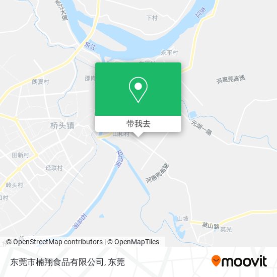 东莞市楠翔食品有限公司地图