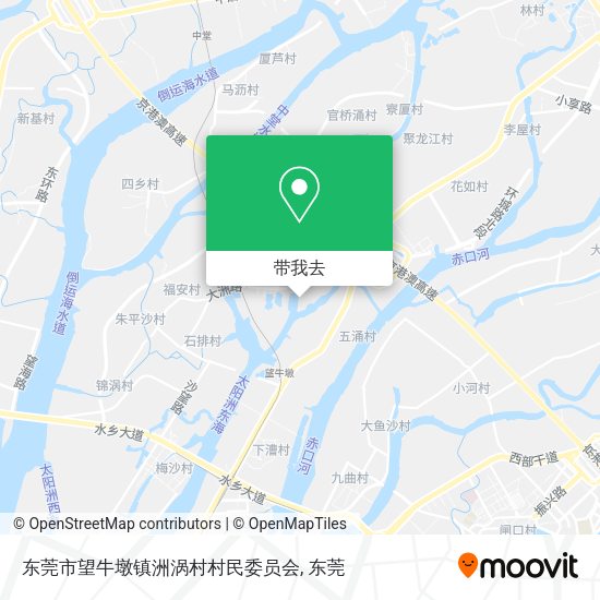 东莞市望牛墩镇洲涡村村民委员会地图