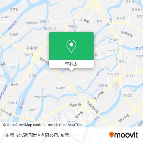 东莞市北冠润滑油有限公司地图