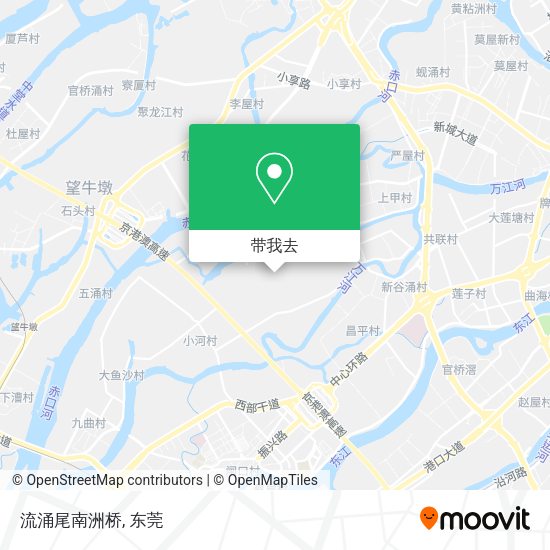 流涌尾南洲桥地图