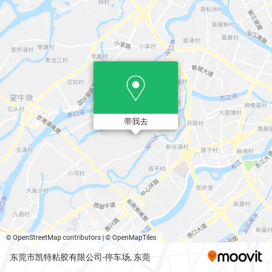 东莞市凯特粘胶有限公司-停车场地图