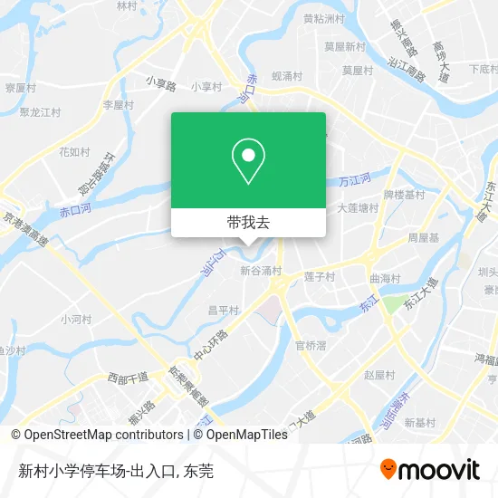 新村小学停车场-出入口地图
