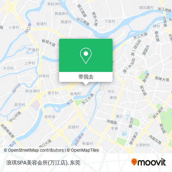 浪琪SPA美容会所(万江店)地图