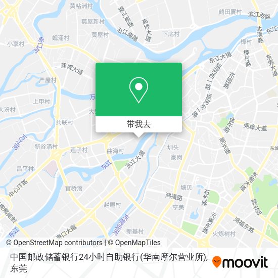 中国邮政储蓄银行24小时自助银行(华南摩尔营业所)地图