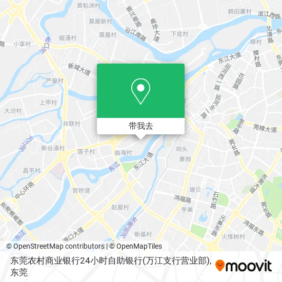 东莞农村商业银行24小时自助银行(万江支行营业部)地图