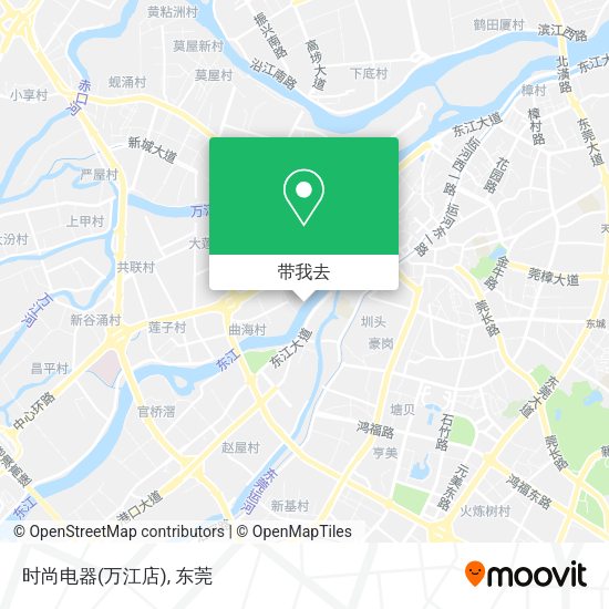 时尚电器(万江店)地图