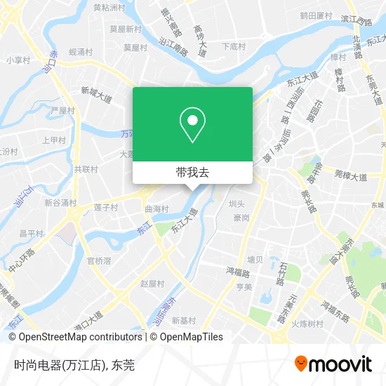 时尚电器(万江店)地图