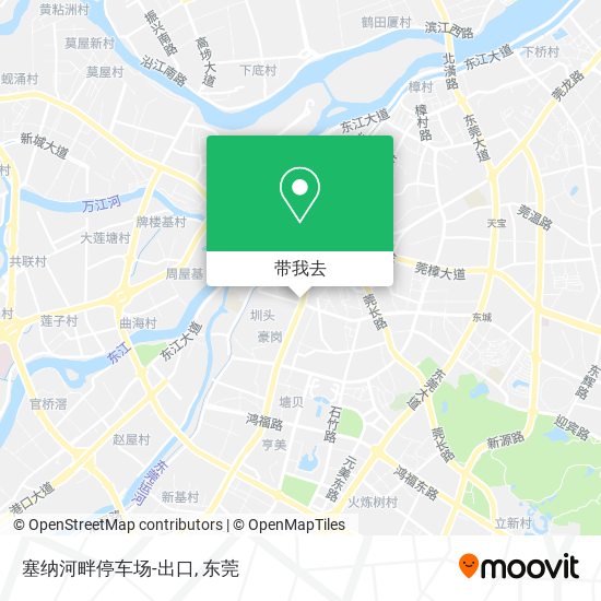 塞纳河畔停车场-出口地图
