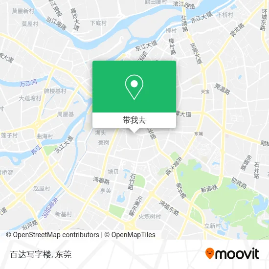 百达写字楼地图
