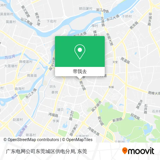 广东电网公司东莞城区供电分局地图