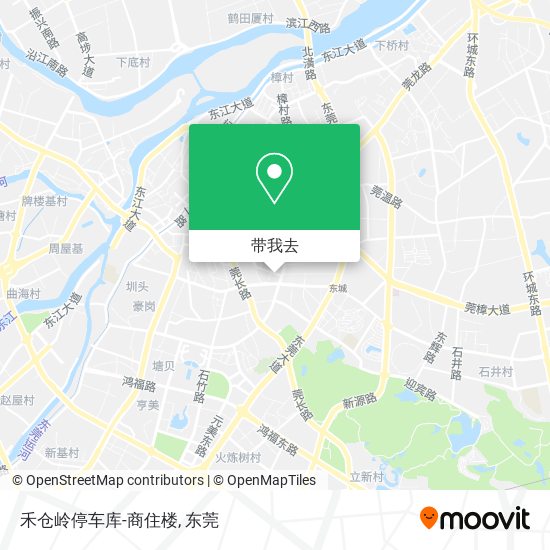 禾仓岭停车库-商住楼地图