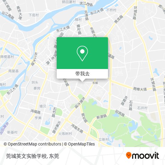 莞城英文实验学校地图