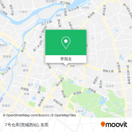 7号仓库(莞城西站)地图