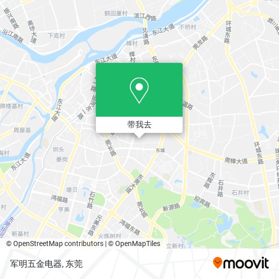 军明五金电器地图